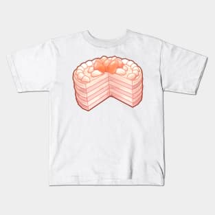 Strawberry Cake Kids T-Shirt